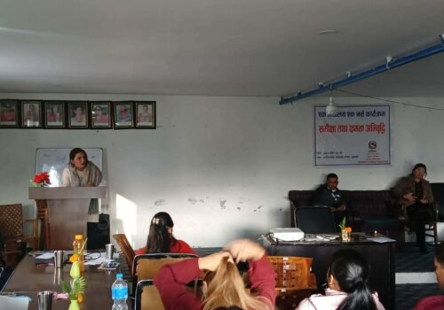 सिन्धुपाल्चोकमा बागमती प्रदेश सरकारको गौरवको कार्यक्रम ‘एक विद्यालय एक नर्स’ कार्यक्रमको समिक्षा तथा क्षमता अभिवृद्धि कार्यक्रम सम्पन्न